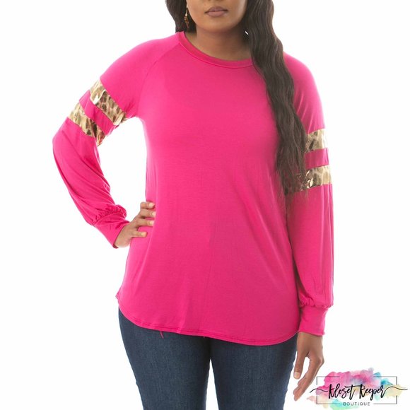 Pink long sleeve top - Picture 2 of 3